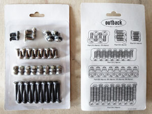 Nuts & bolts in user-friendly blister pack Nuts & Bolts Blister Pack