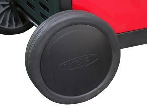 Rubber wheels for ease of movement Rubber wheel