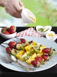 Cooked skewer