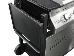 Smart folded side shelf