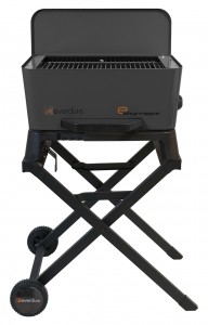 eChurrasco (Grey) on stand