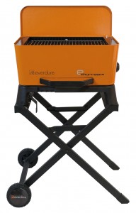 eChurrasco (Orange) on stand