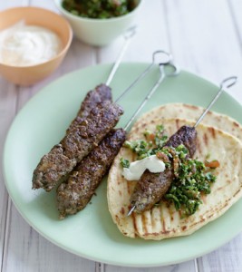 Mushroom lamb kofta