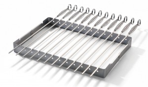 Skewer set & rack