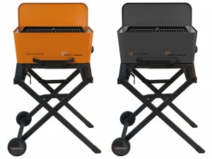 eChurrasco range on trolley