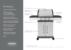 Bravo Stainless Steel 3B Showcard