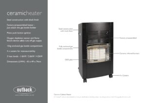 Ceramic Heater Showcard