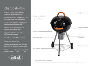 Charcoal Kettle Showcard